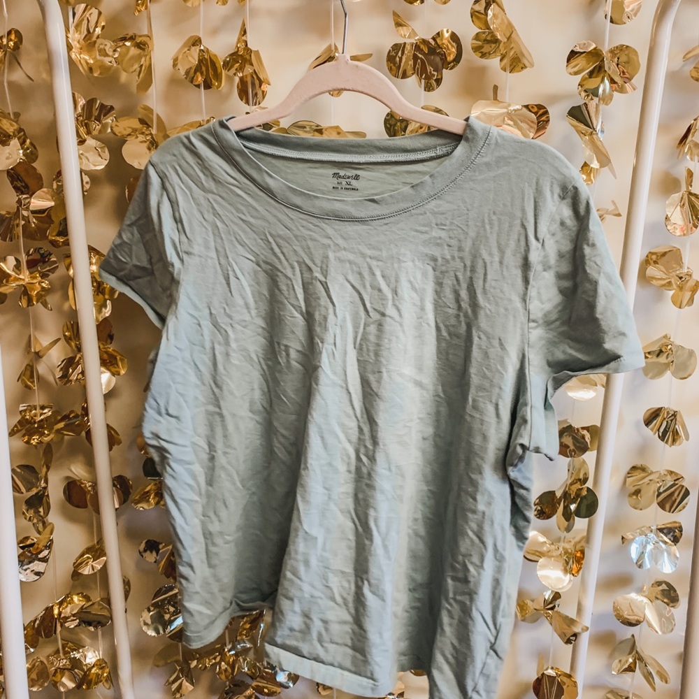 Madewell aqua tee